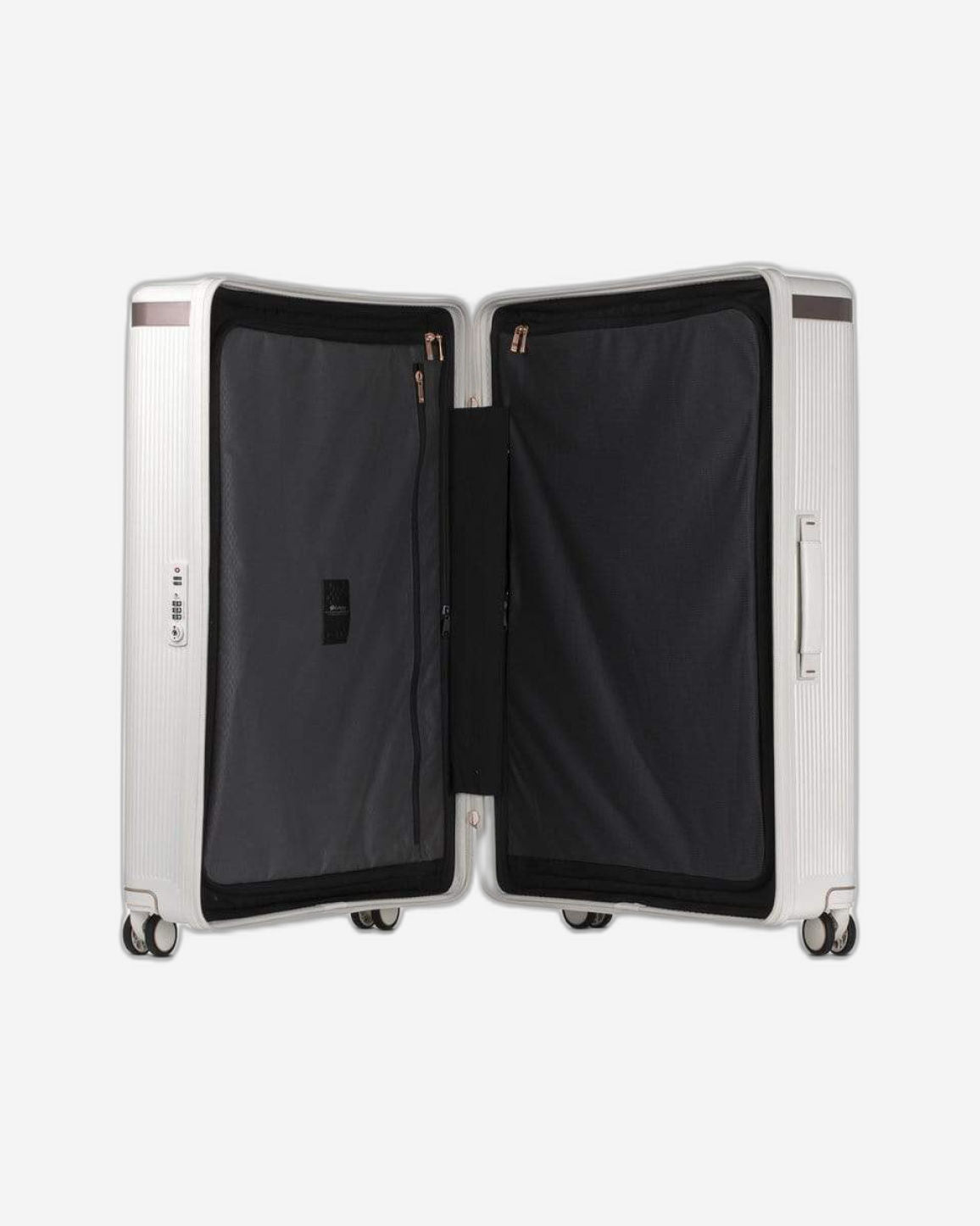 عربة أمتعة إيكولاك ديناستي 28 بوصة بأربع عجلات مزدوجة لتسجيل الوصول، لون أبيض عاجي - PC142 أبيض عاجي 28