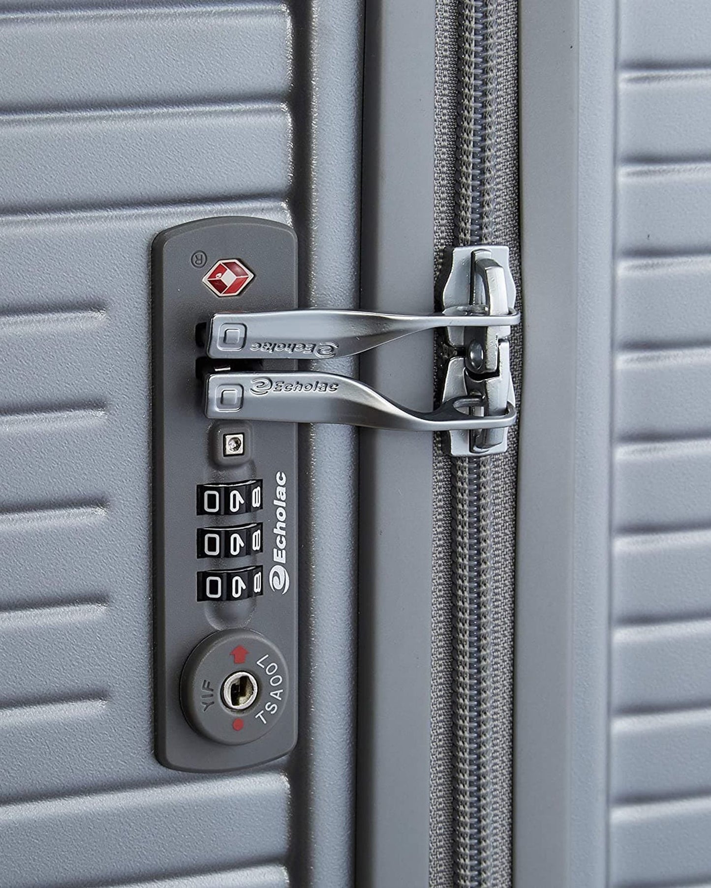 حقيبة سفر إيكولاك شوغون 20 بوصة فضية اللون