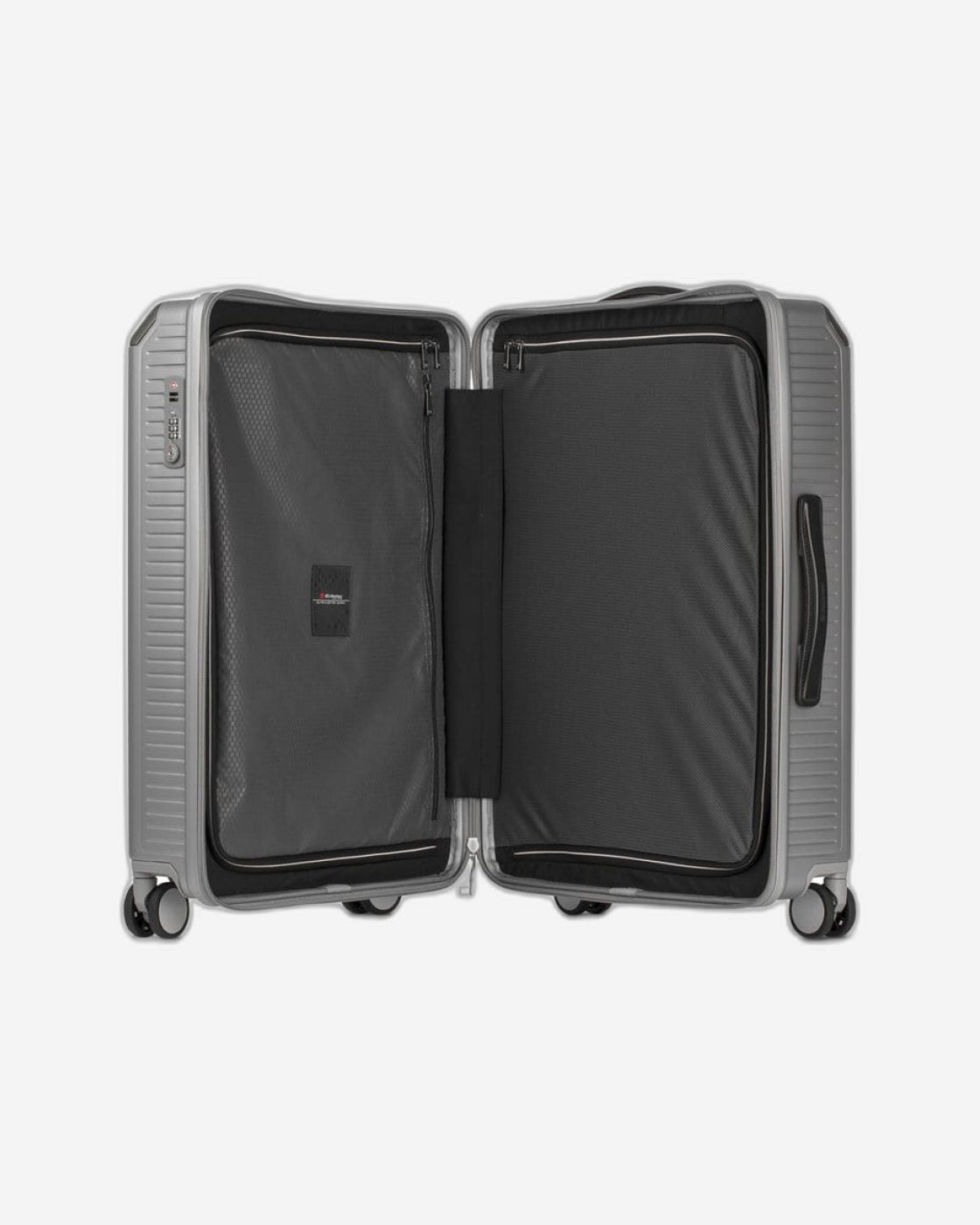 عربة أمتعة إيكولاك شوجون 24 بوصة بأربع عجلات مزدوجة لتسجيل الوصول باللون الفضي - PC148 24 فضي