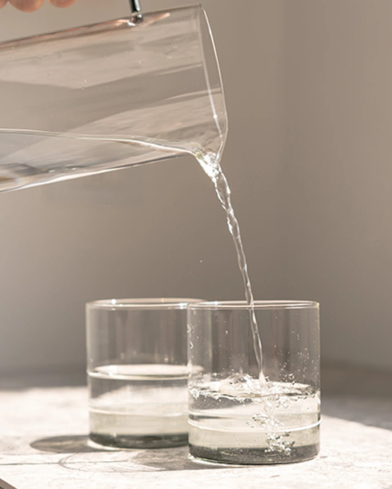 Zafferano Filo Bianco Tumbler Clear Gray 44cl