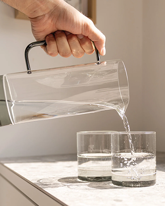 Zafferano Filo Bianco Tumbler Clear Gray 44cl