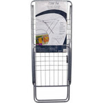 مجفف ملابس فيرا من كويزين آرت، ١٨ شهرًا - رف تجفيف قابل للطي بإطار فضي | ١٨٠ سم × ٥٠ سم × ١٠٨٫٥ سم، مطلي بالفضة، بلمسة نهائية معدنية