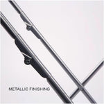 مجفف ملابس فيرا من كويزين آرت، ١٨ شهرًا - رف تجفيف قابل للطي بإطار فضي | ١٨٠ سم × ٥٠ سم × ١٠٨٫٥ سم، مطلي بالفضة، بلمسة نهائية معدنية