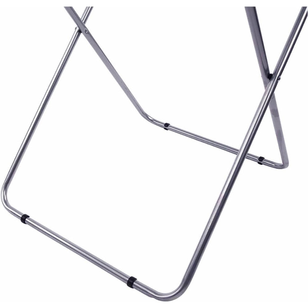 مجفف ملابس فيرا من كويزين آرت، ١٨ شهرًا - رف تجفيف قابل للطي بإطار فضي | ١٨٠ سم × ٥٠ سم × ١٠٨٫٥ سم، مطلي بالفضة، بلمسة نهائية معدنية