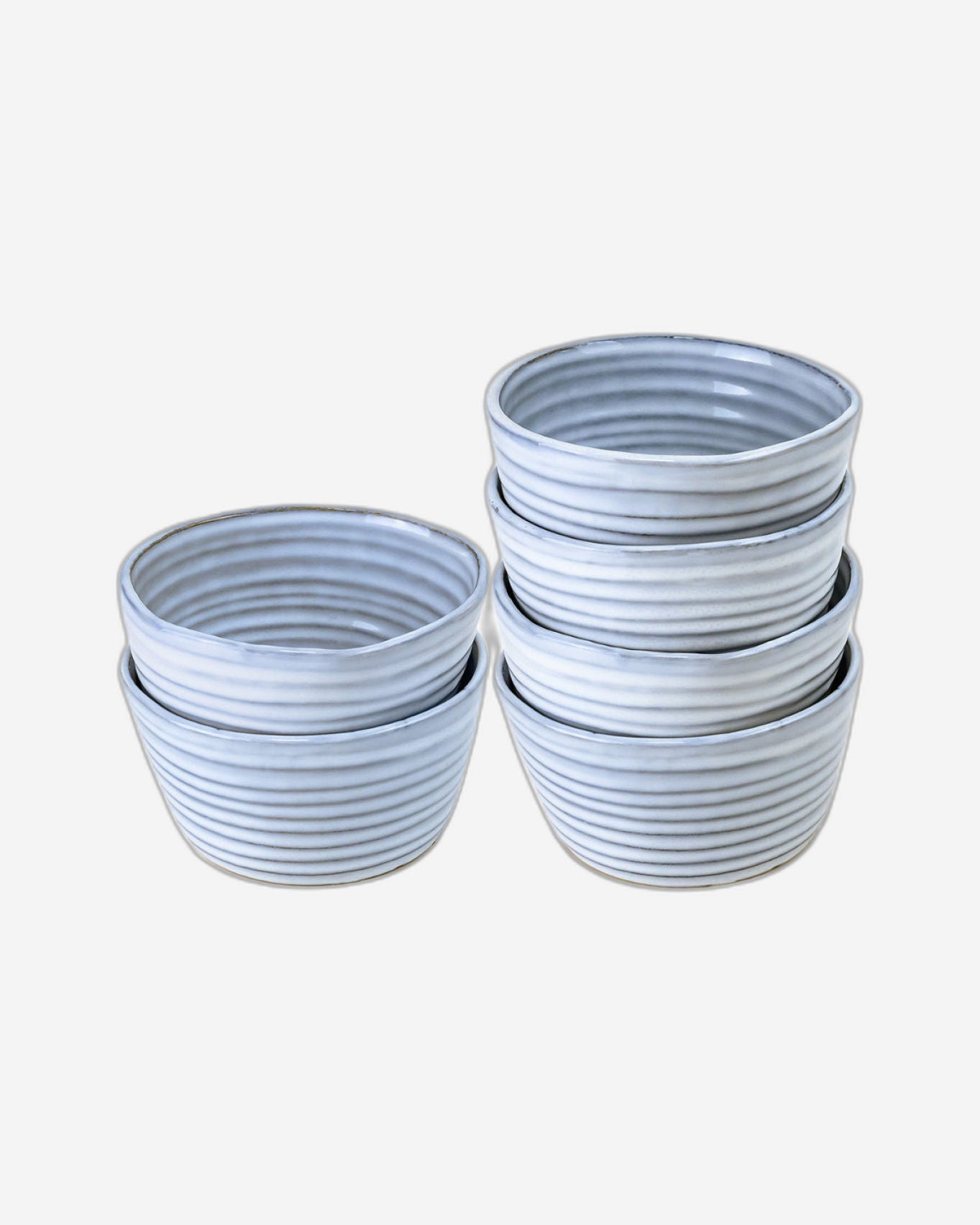 وعاء تيا ستونوير فاخر من كويزين آرت - ١٢ سم، أزرق (مجموعة من قطعة واحدة)