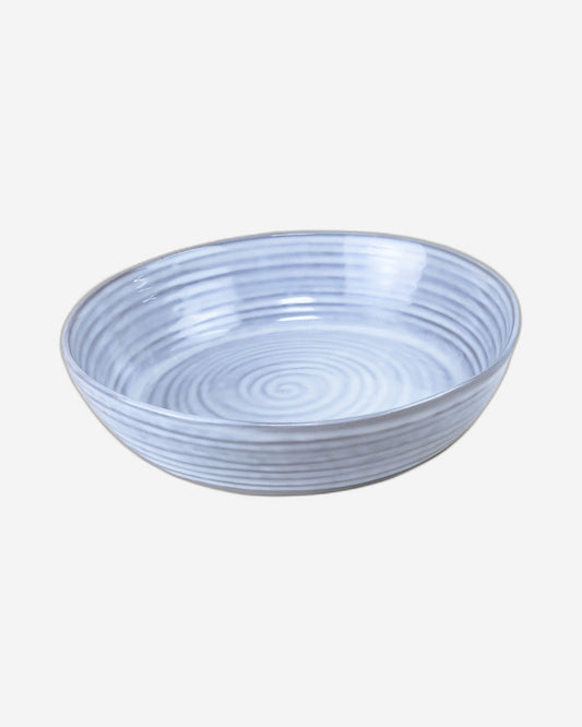 طبق حساء تيا من الخزف الحجري من كويزين آرت - ٢٣ سم، أزرق (مجموعة من قطعة واحدة)