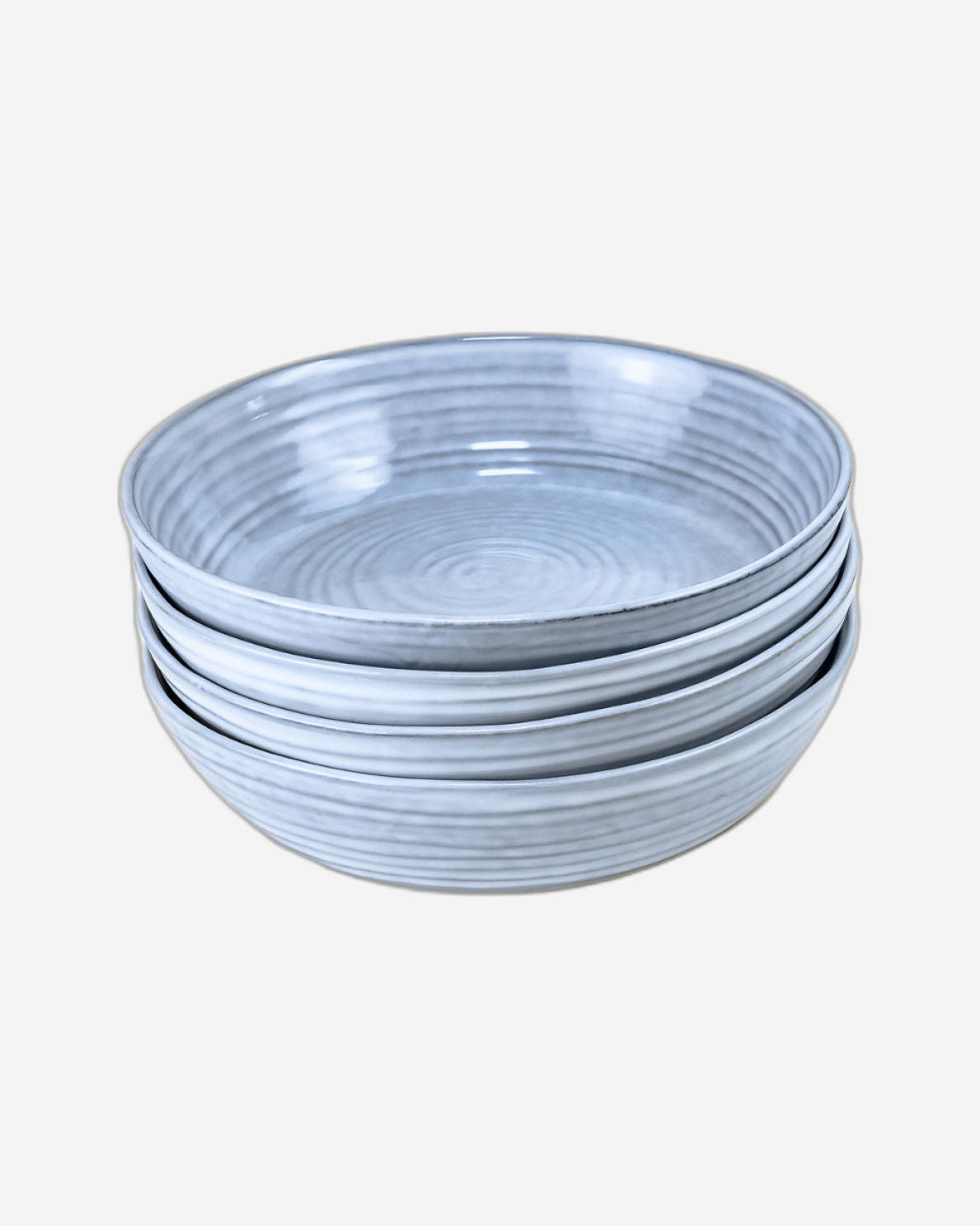 طبق حساء تيا من الخزف الحجري من كويزين آرت - ٢٣ سم، أزرق (مجموعة من قطعة واحدة)