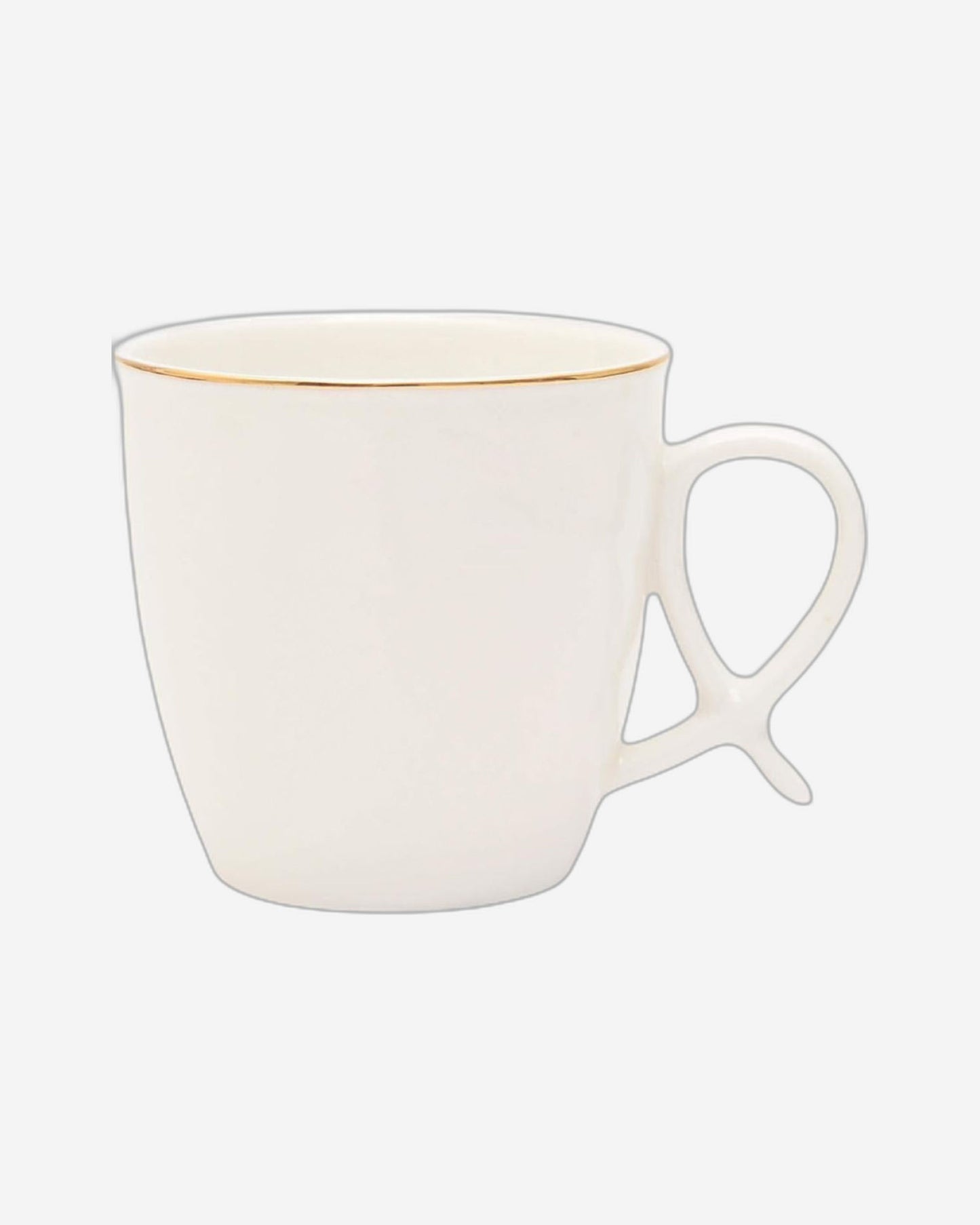 طقم فناجين شاي وصحن من الخزف العظمي الصيني الضحل، أبيض - طقم شاي أنيق مكون من 12 قطعة للاستخدام اليومي والمناسبات الخاصة