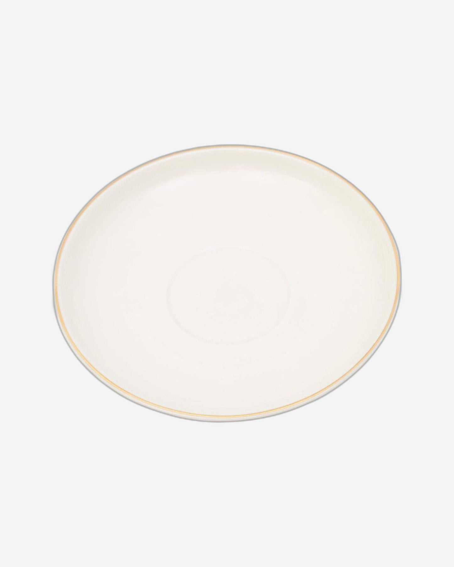 طقم فناجين شاي وصحن من الخزف العظمي الصيني الضحل، أبيض - طقم شاي أنيق مكون من 12 قطعة للاستخدام اليومي والمناسبات الخاصة