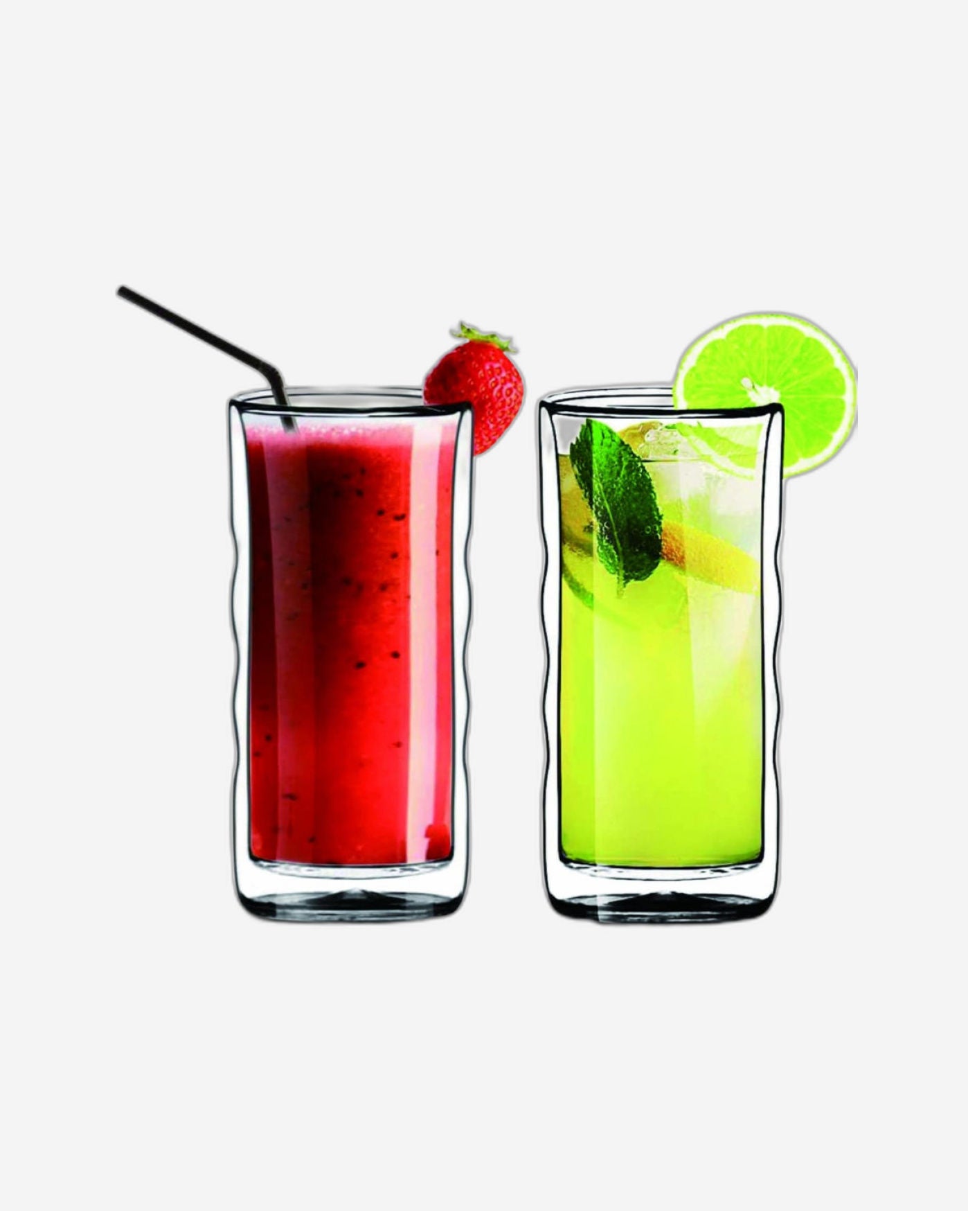 طقم أكواب فنية للطهي، قطعتان، سعة 300 مل - 445