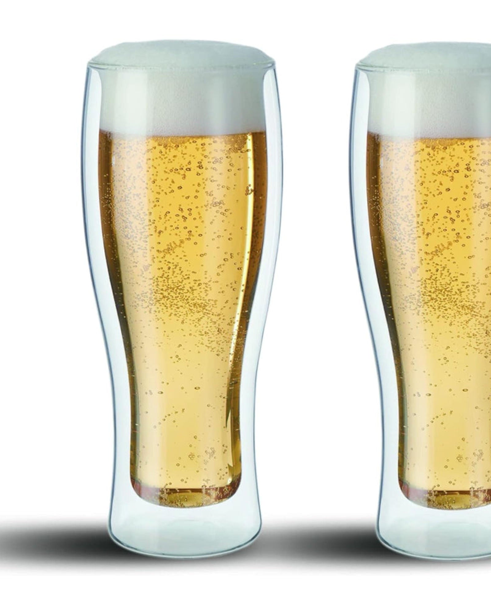 DOUBLE WALL GLASS BER 2PC SET 480ML