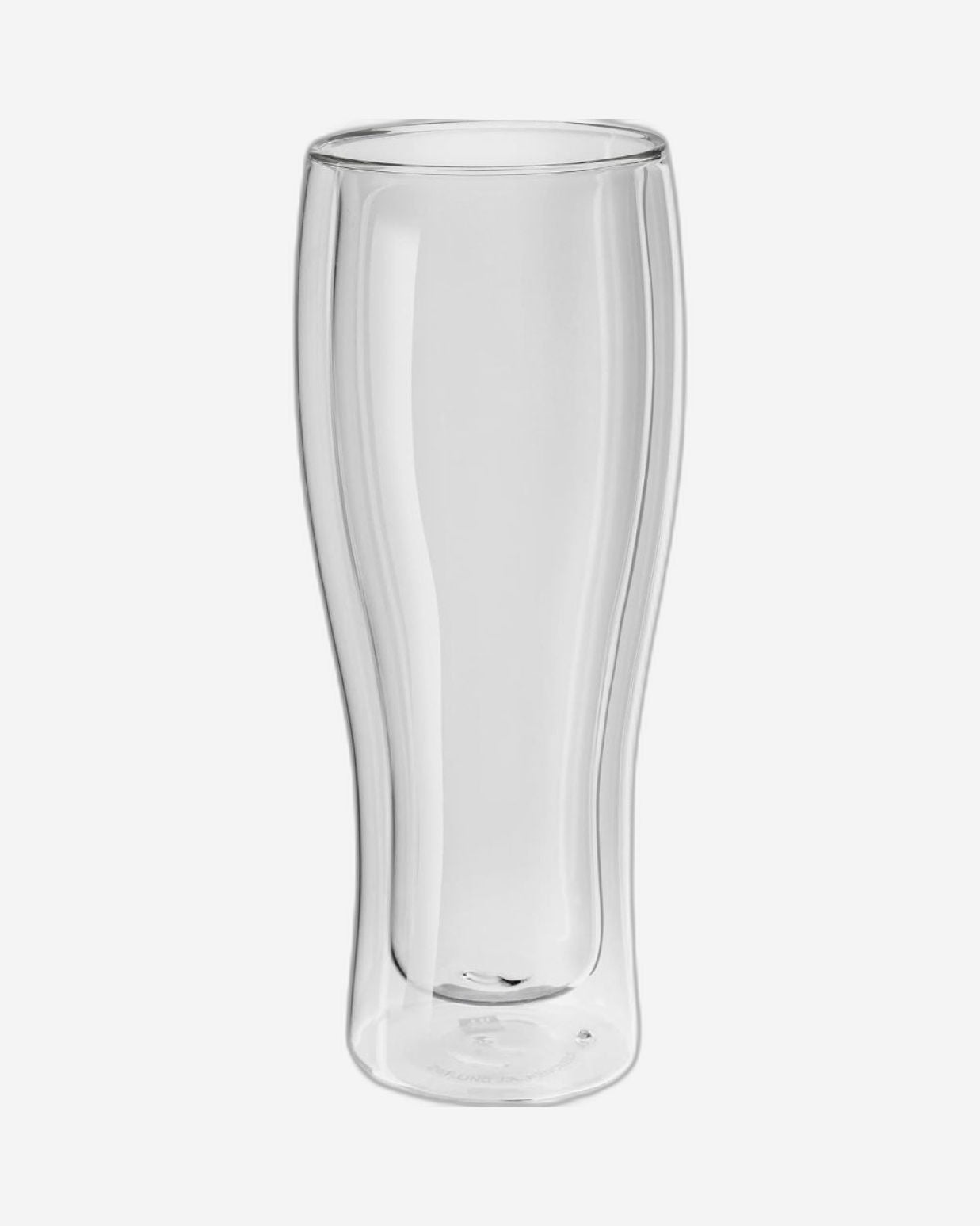 طقم أكواب زجاجية مزدوجة الجدار من كويزين آرت، قطعتين، سعة 480 مل