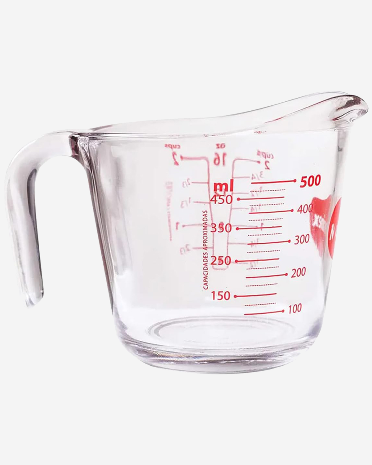 Marinex Glass Measuring Jug, Heat-Resistant, 500ml