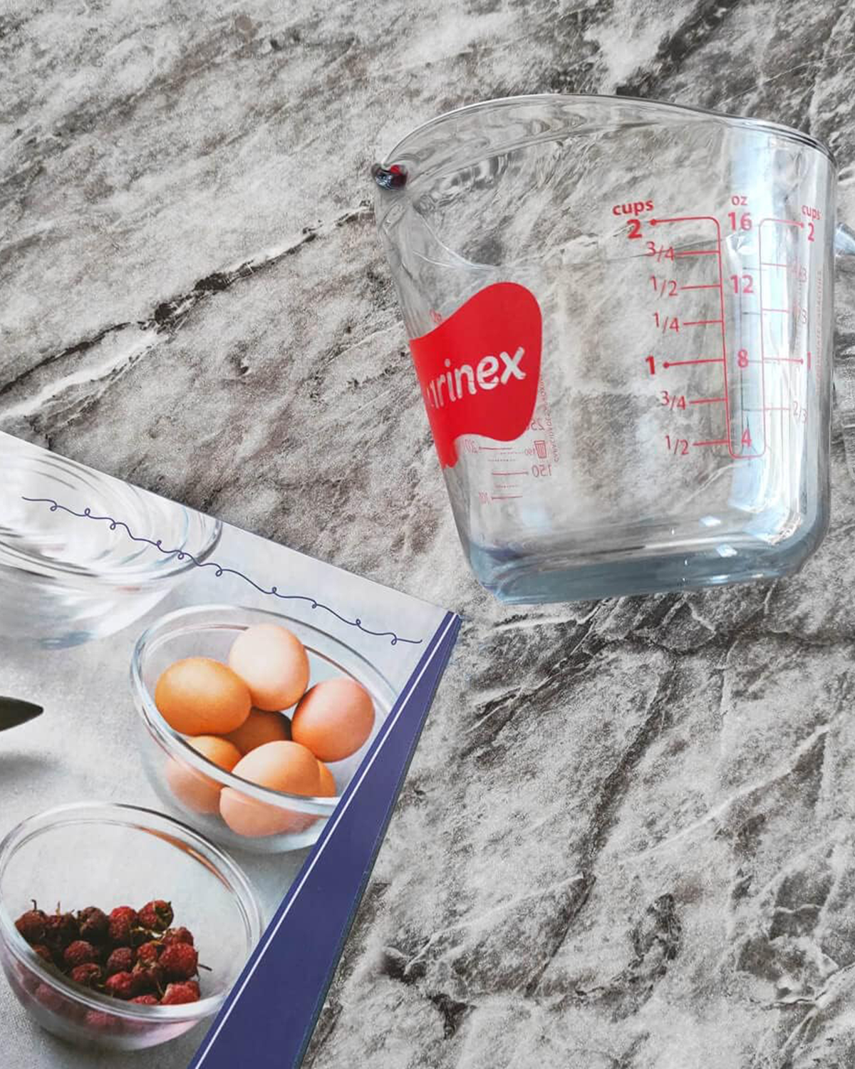 Marinex Heat-Resistant Glass Measuring Jug, 500ml