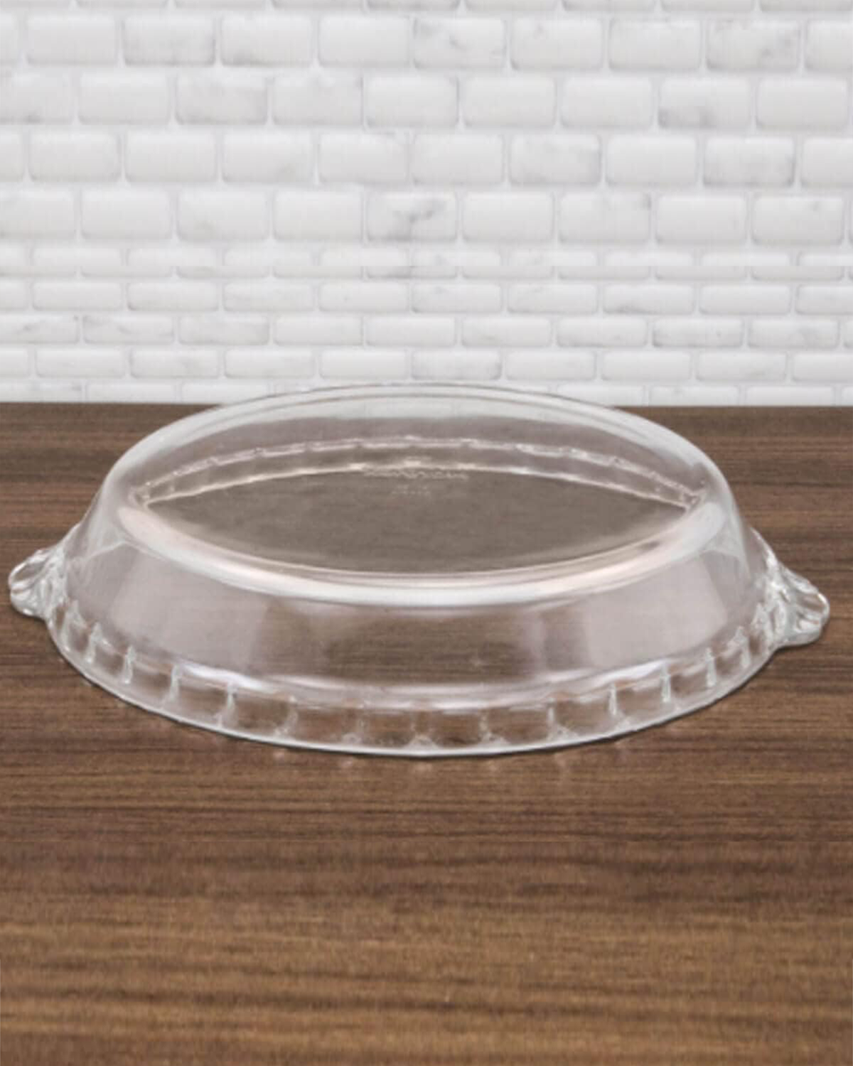 Marinex Large Fluted Glass Pie Dish, Heat-Resistant, Oven-Safe, 1.6L