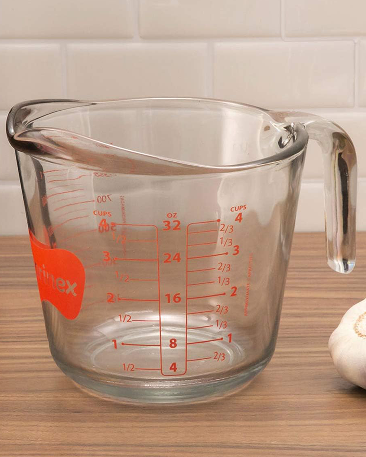 Marinex Glass Measuring Jug, Heat-Resistant, 1L