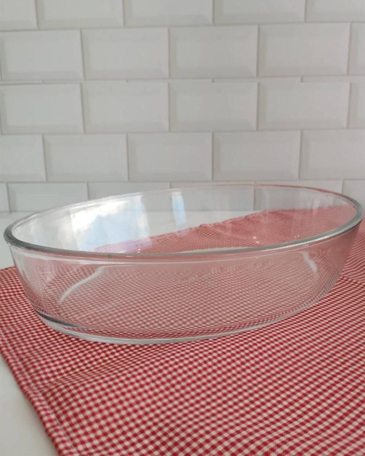 Marinex Oval Glass Roaster, Heat-Resistant, Oven-Safe, 2.4L
