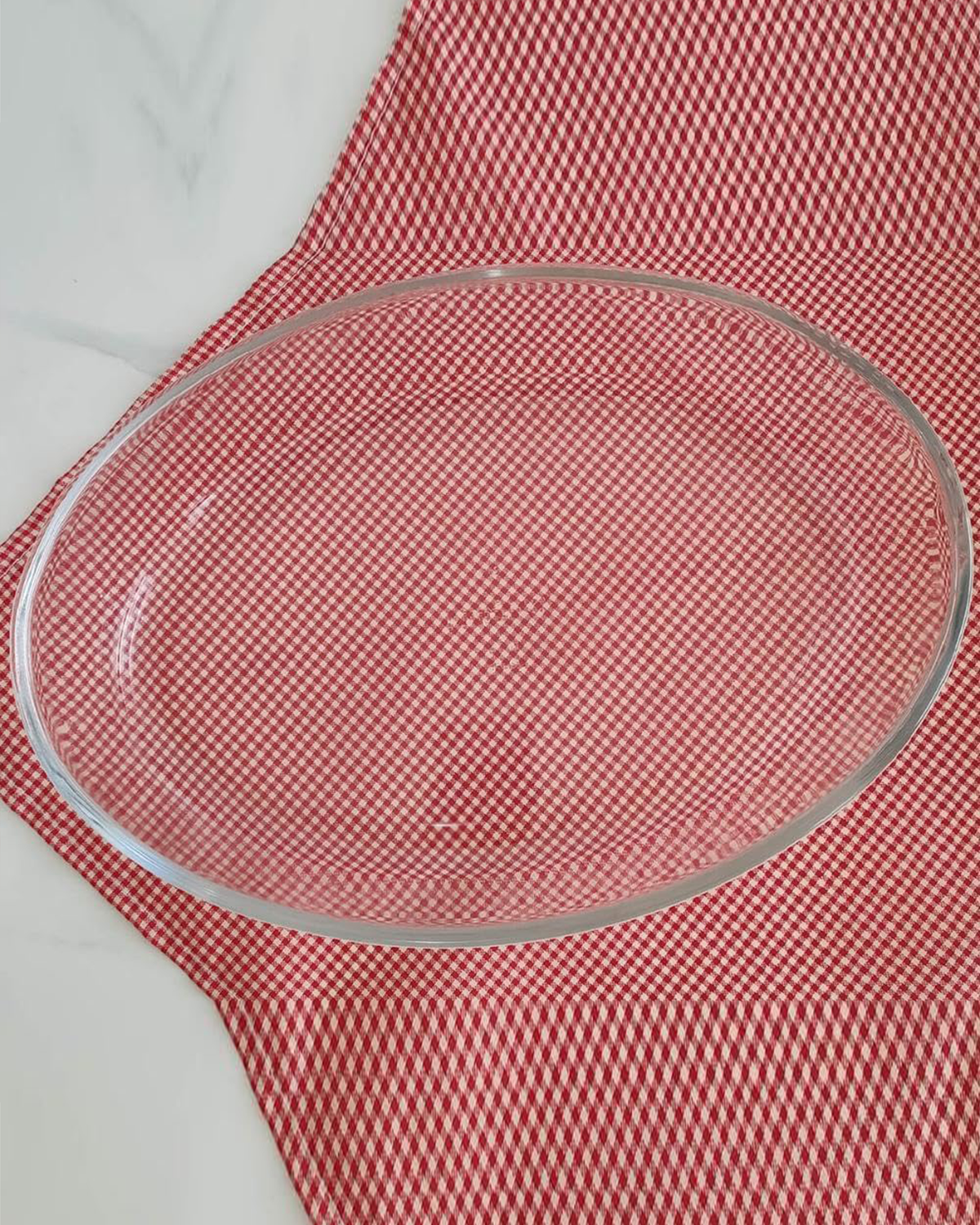 Marinex Oval Glass Roaster, Heat-Resistant, Oven-Safe, 2.4L