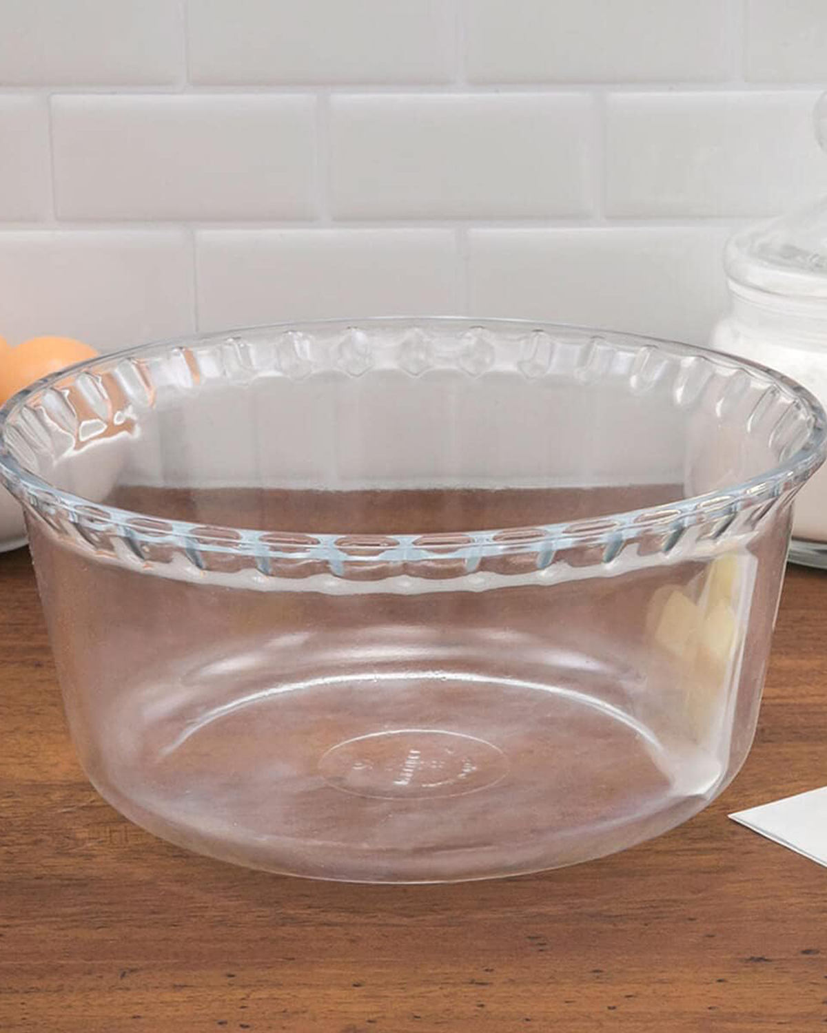 Marinex Glass Soufflé Dish, Heat-Resistant, Oven-Safe, 1.4L
