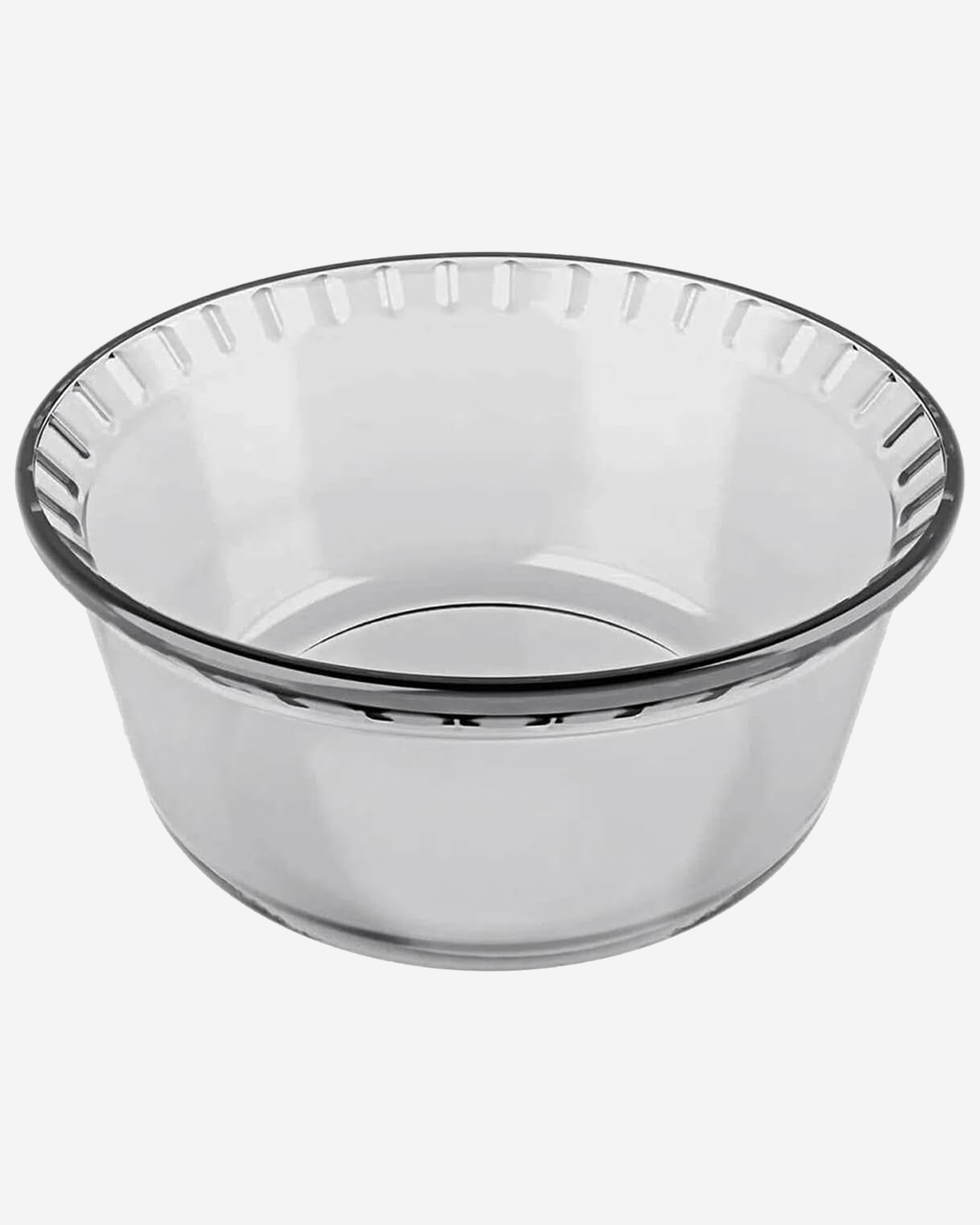 Marinex Large Glass Soufflé Dish, Heat-Resistant, Oven-Safe, 2.4L