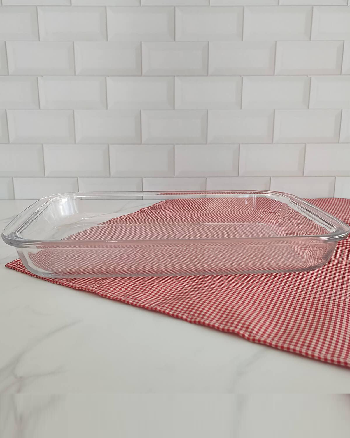 Marinex Large Rectangular Glass Roaster, 2.9L, Heat-Resistant, Oven-Safe