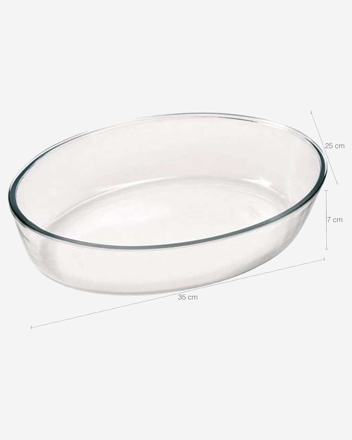 Marinex Oval Glass Roaster, Heat-Resistant, Oven-Safe, 3.2L