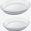 Marinex Glass Oval Roaster Set, Heat-Resistant, Oven-Safe, 2.4L + 3.2L