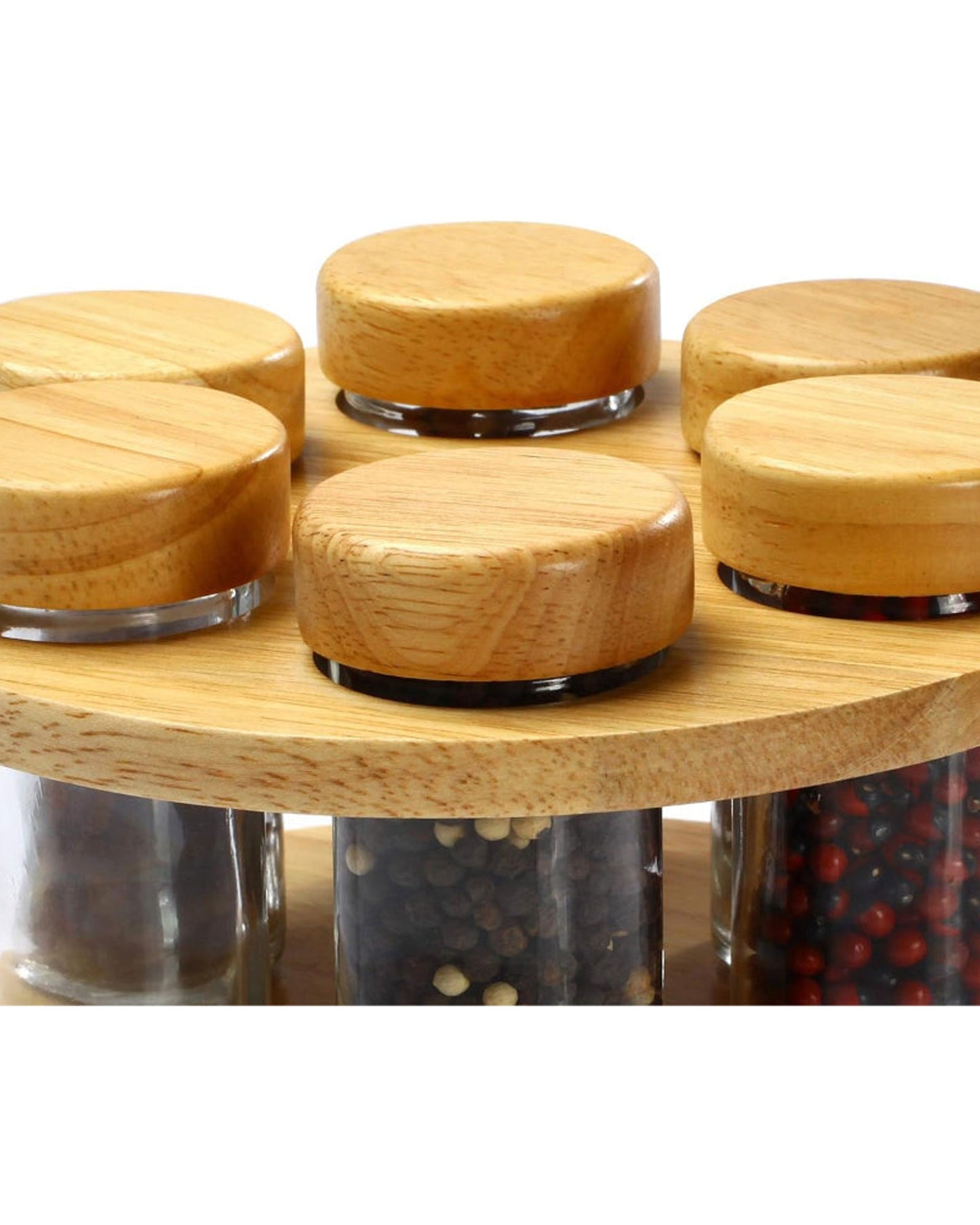 رف توابل بيلي مع 6 زجاجات