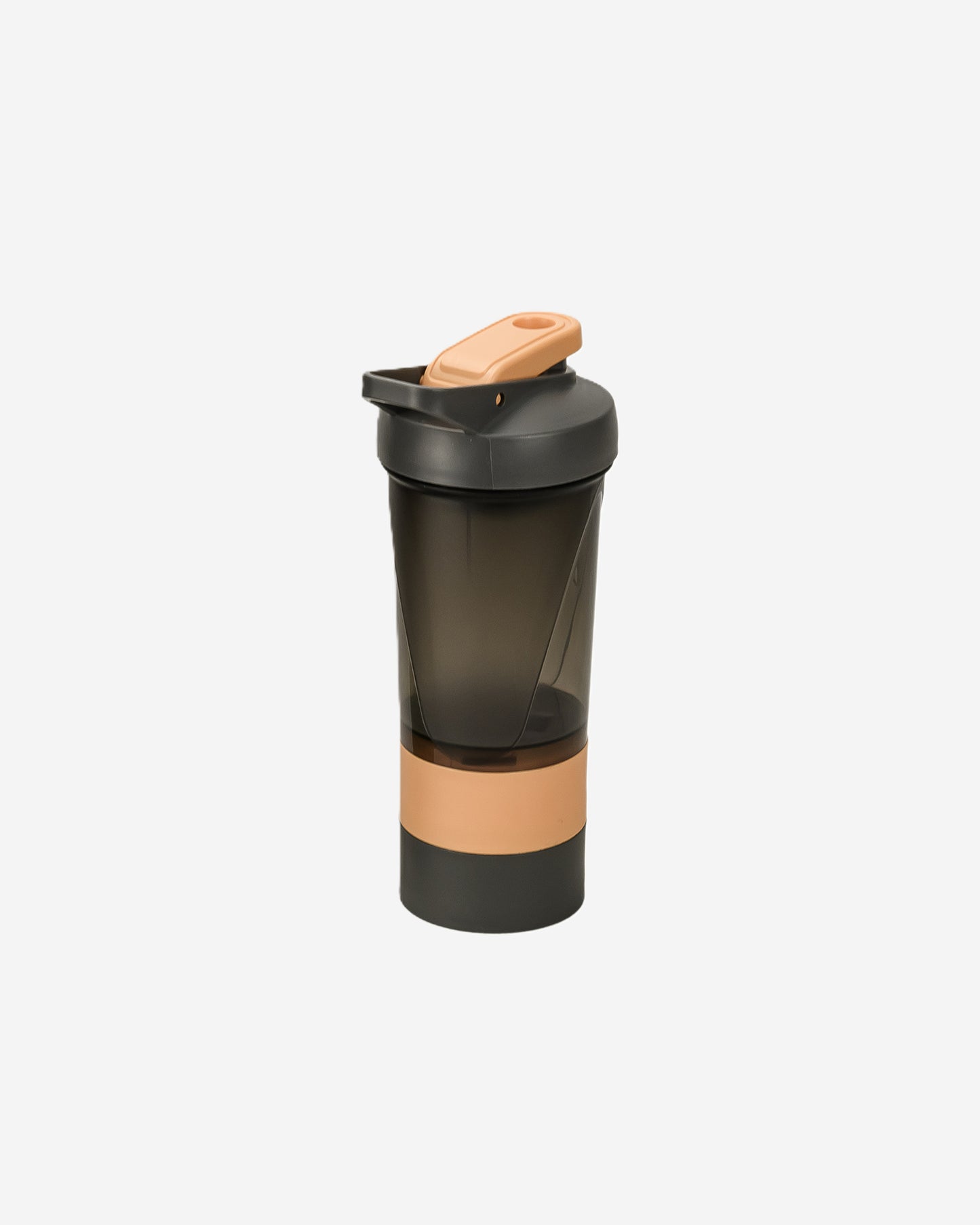 Herevin Polypropylene Gym Shaker Bottle with Storage 500ml