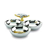 وعاء ريجنت ماليكا جولد للوجبات الخفيفة بثلاثة أقسام