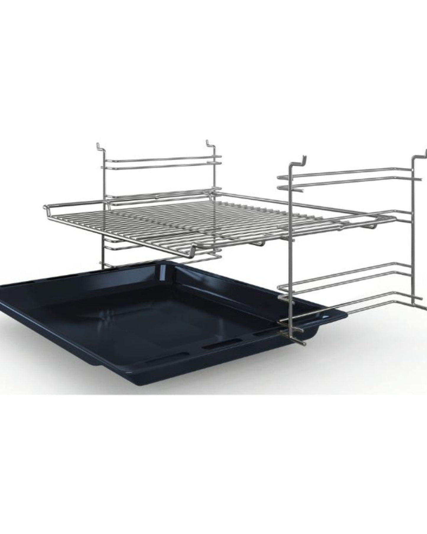 فرن بوش المدمج 60 سم، السلسلة 2، 4 أوضاع تسخين، ستانلس ستيل - HBF011BR2M فضي