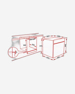فرن كهربائي هوفر سعة 75 لتر