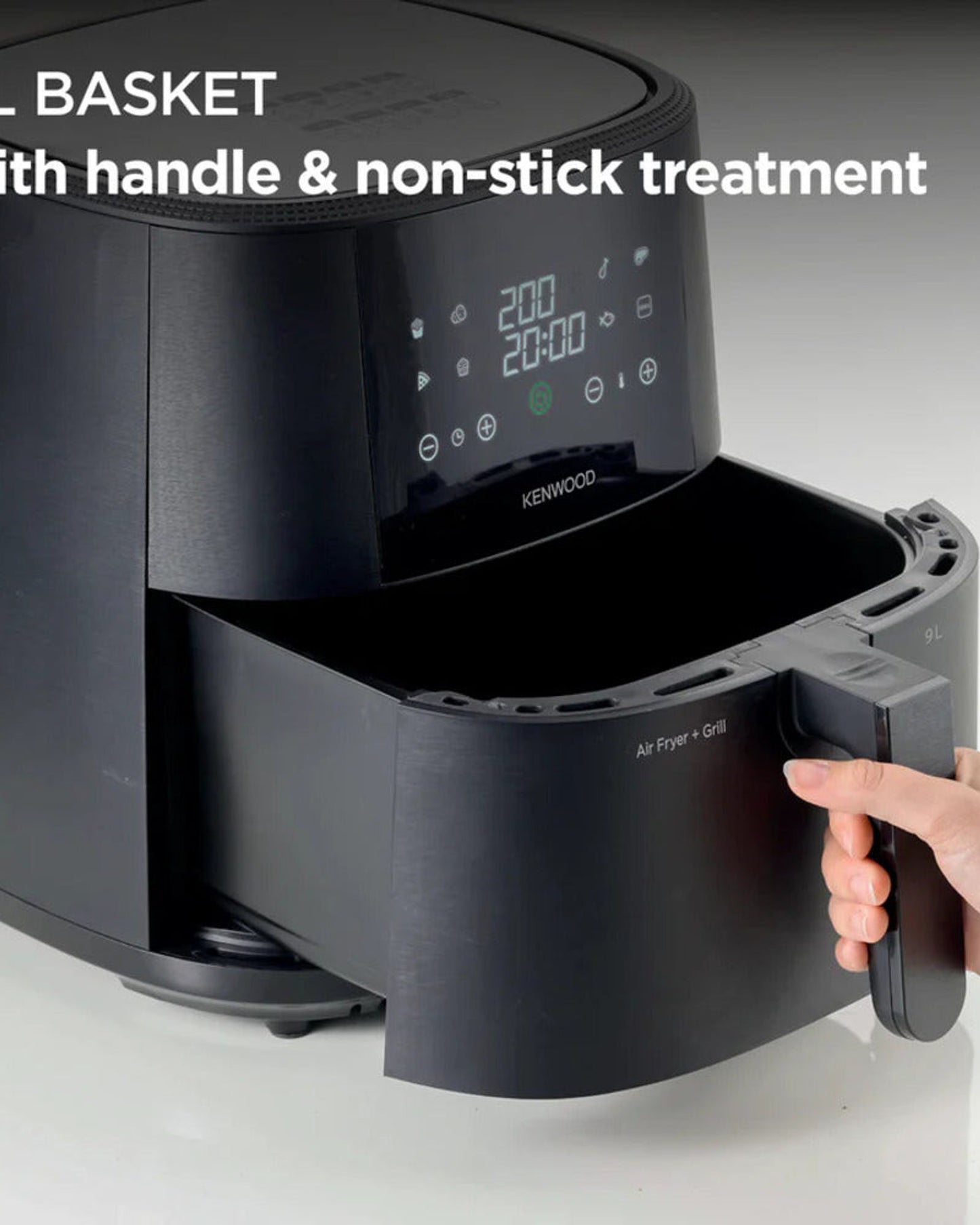 مقلاة كينوود الهوائية Gcc سعة 9 لتر