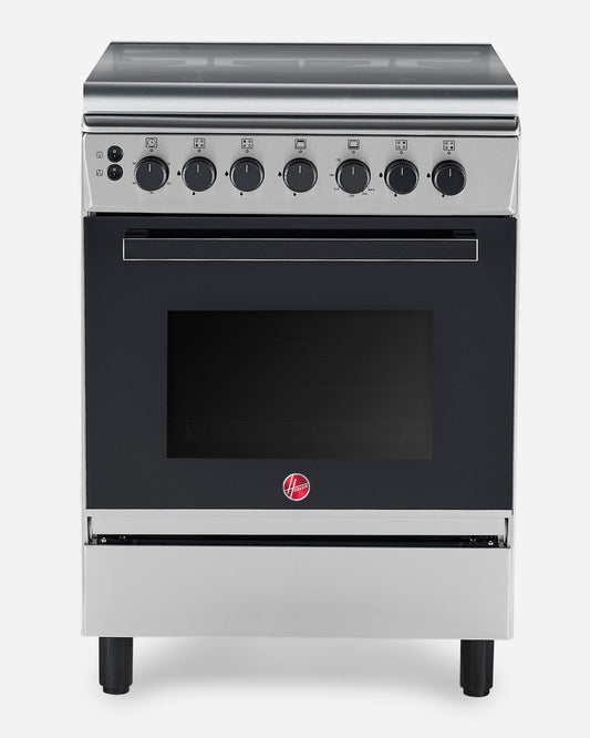 HOOVER 60X60 4 BURNER FULL GAS COOKER STAINLESS STEEL