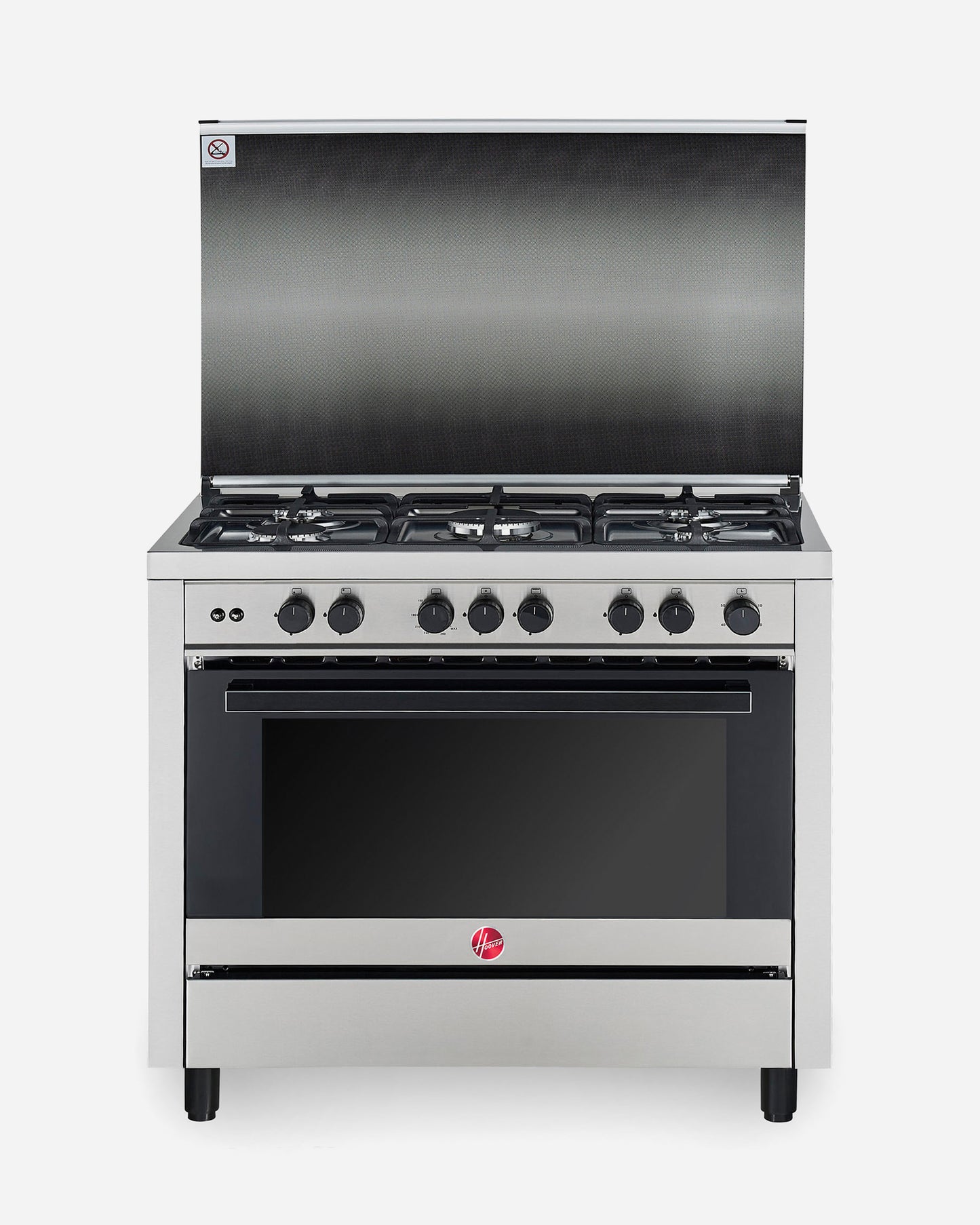 Hoover Stainless Steel Full Gas Cooker 90X60 5 Burner