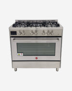 Hoover 90x60 5 Burner Full Gas Cooker With 2 Fan- Silver