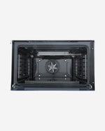 فرن غاز مدمج من هوفر، سعة كبيرة ١٠٠ لتر، عرض ٩٠ سم، مصنوع من الفولاذ المقاوم للصدأ، أداء طهي عالي، تصميم داخلي سهل التنظيف - مثالي للمطابخ الحديثة، HGO-T90100-BBI