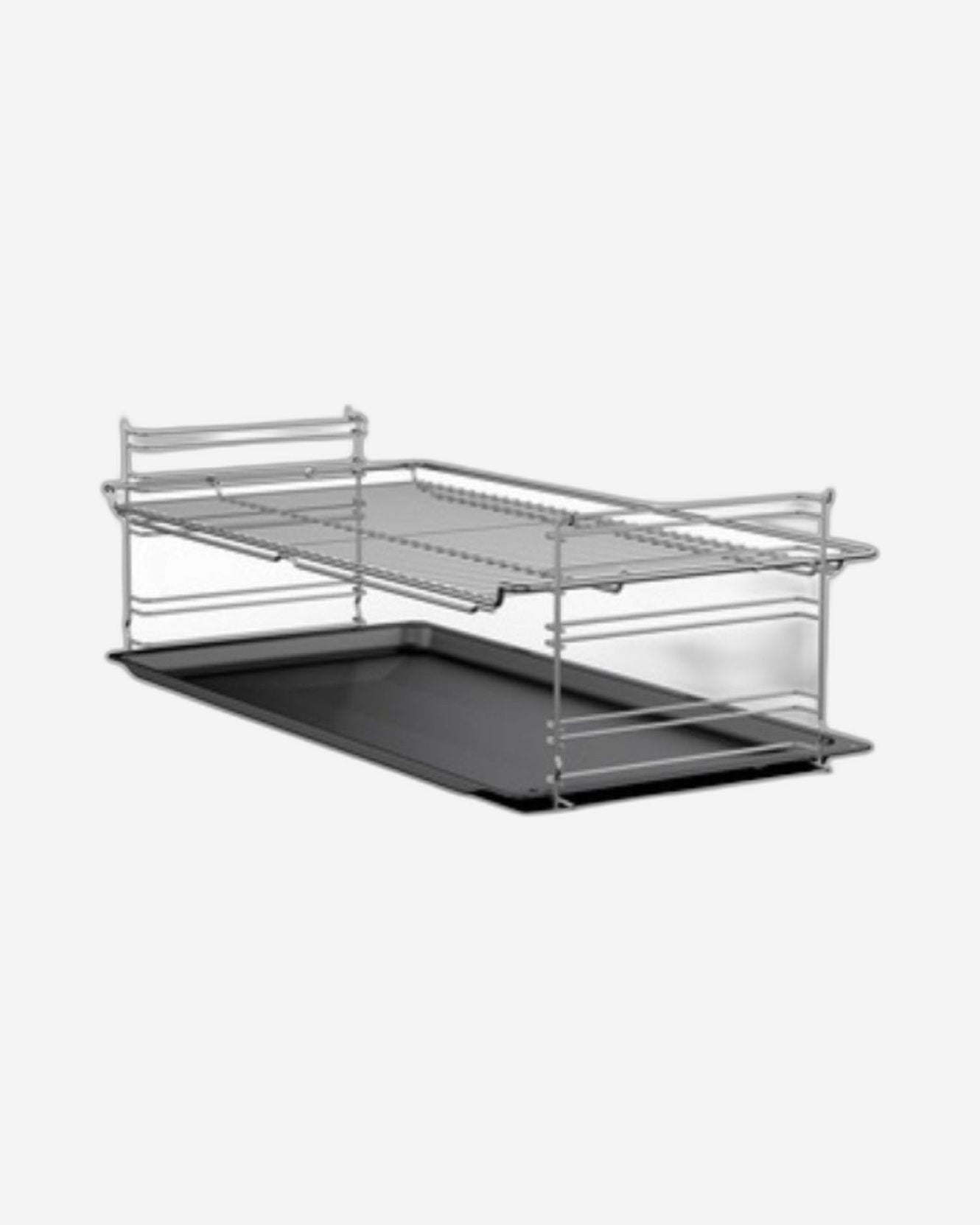 موقد غاز بوش من السلسلة 2، سعة 125 لترًا، مزود بفرن XXL، وشعلة ووك، وميزات أمان - HGV1D8W50M من الفولاذ المقاوم للصدأ