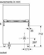 موقد غاز بوش قائم بذاته 90 سم