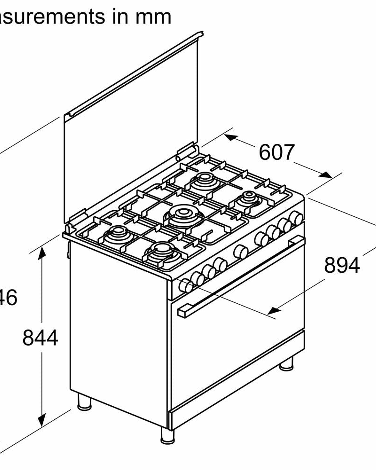 موقد غاز بوش سيريز 6