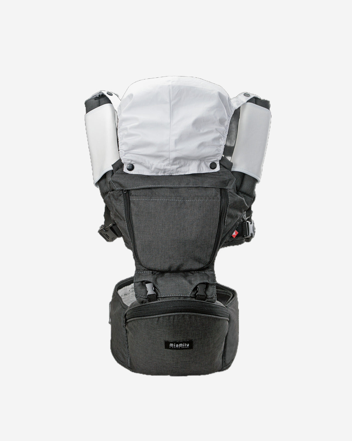 MiaMily Hipster Plus Baby Carrier - Charcoal Grey