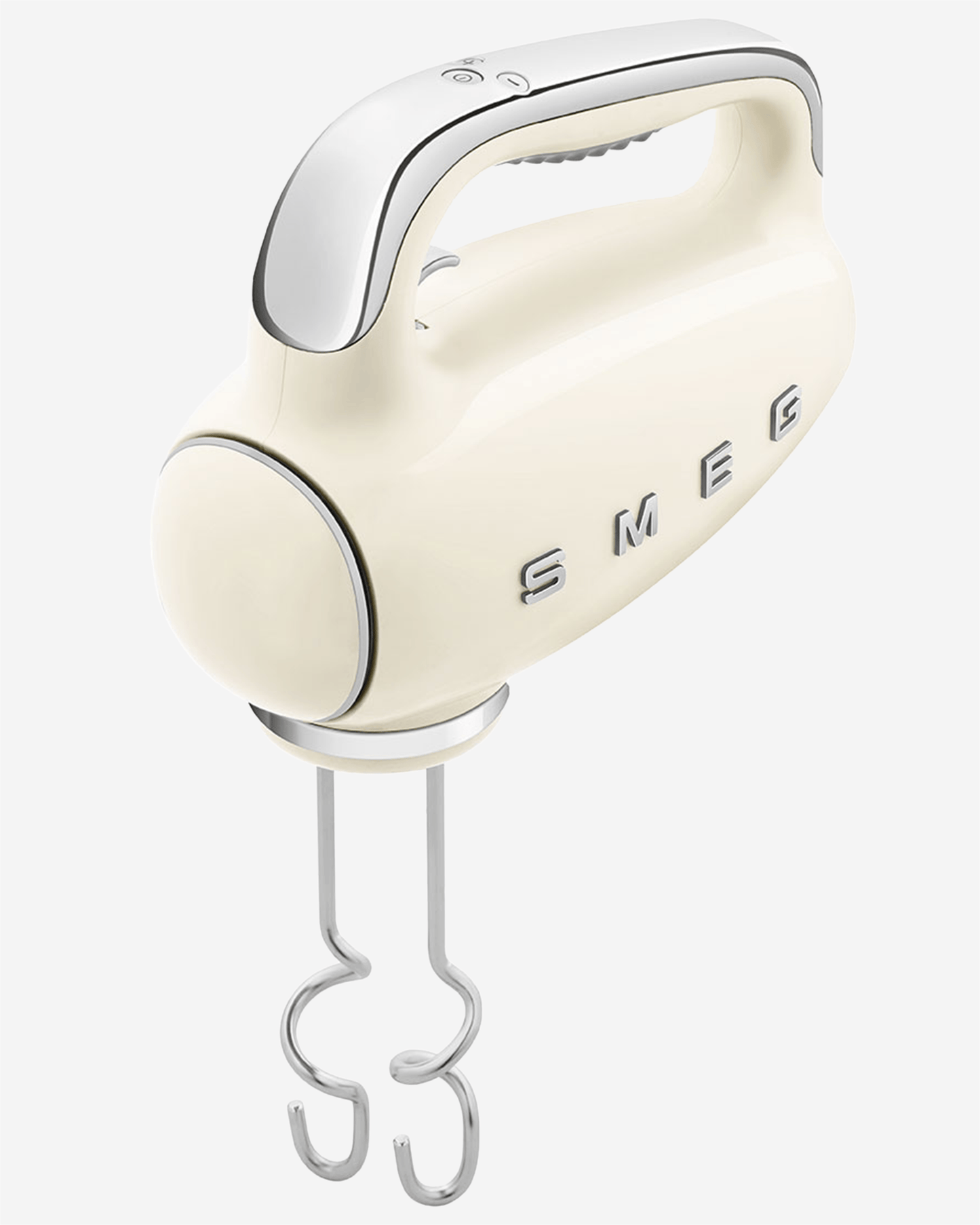 خلاط يدوي ريترو من SMEG مع شاشة LED، لون كريمي