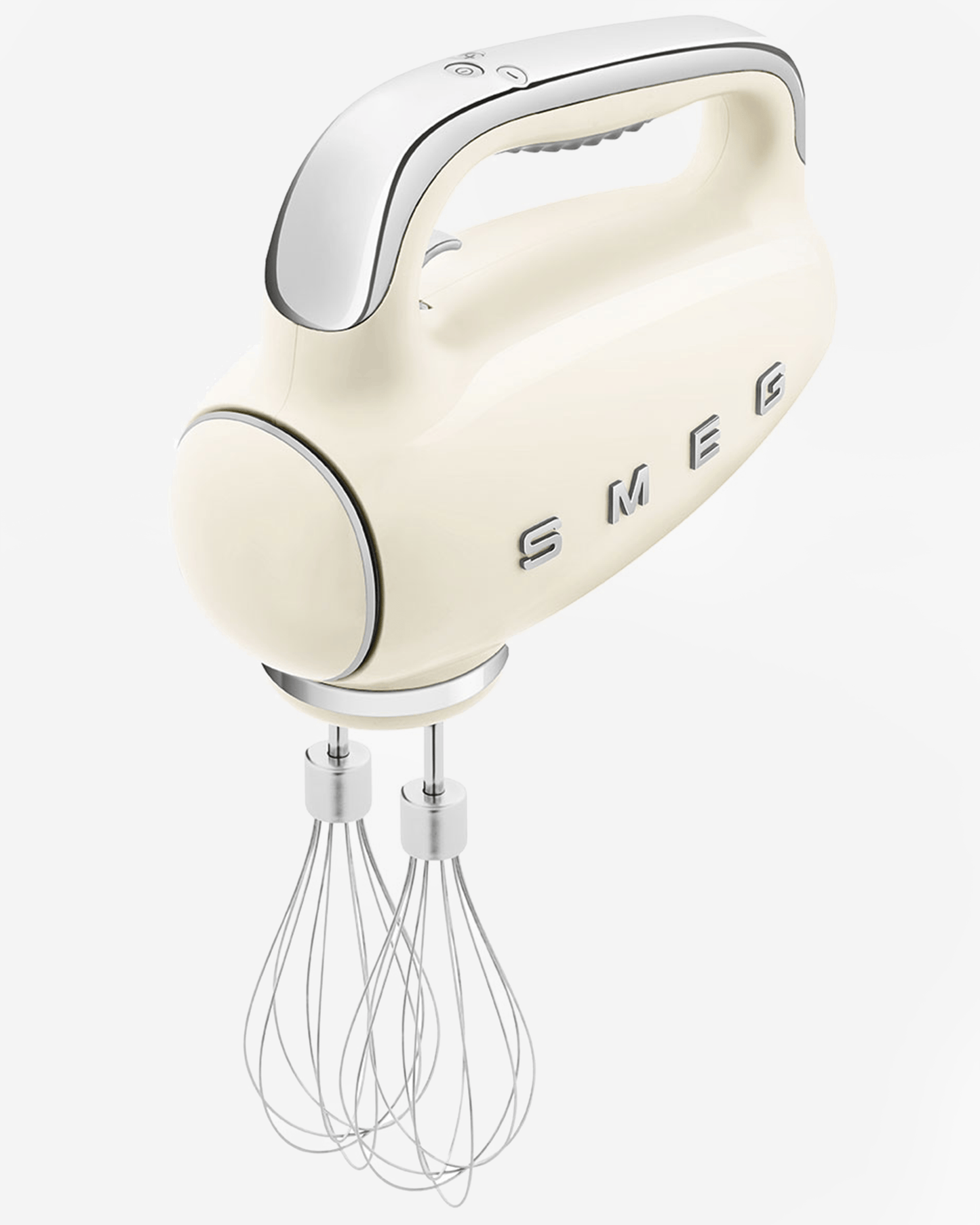 خلاط يدوي ريترو من SMEG مع شاشة LED، لون كريمي