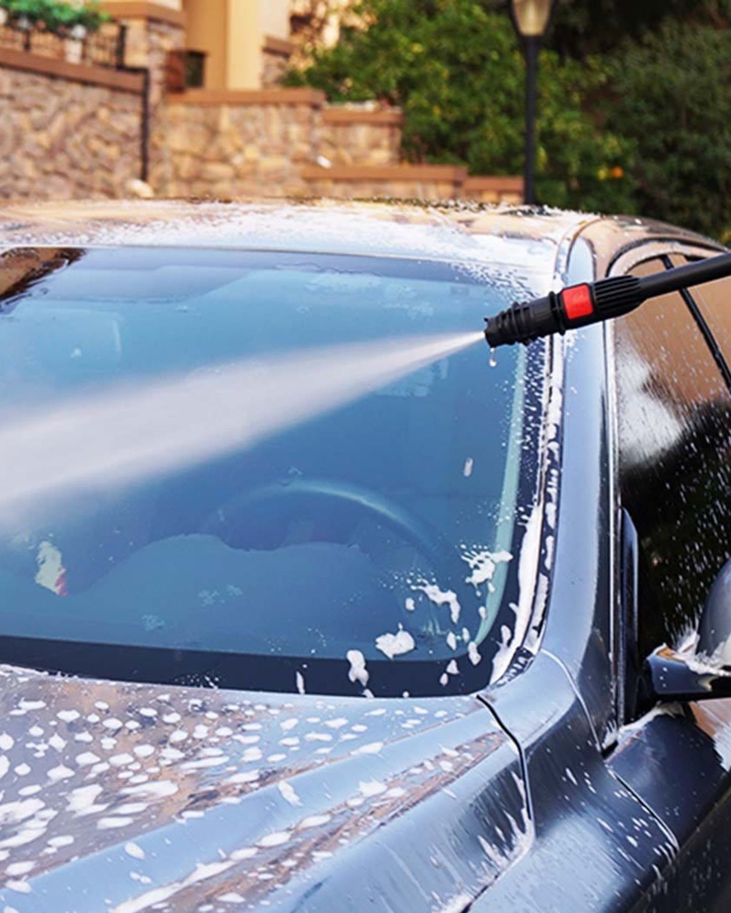 غسالة هوفر ذات الضغط العالي ١٥٠ بار مع ٨ ملحقات