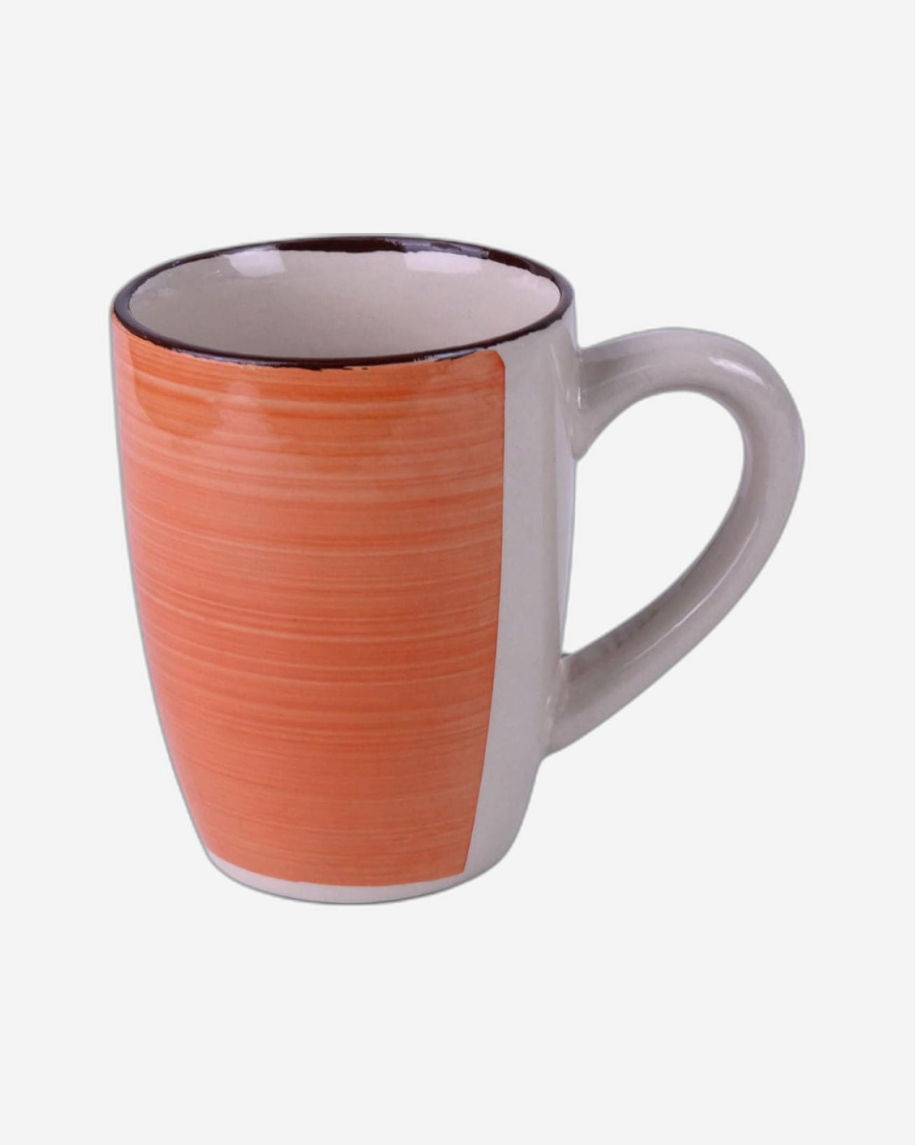 طقم عشاء كوزين آرت كوزميك، مصنوع يدويًا من الفخار الحجري، مكون من ١٦ قطعة - بني | ٤ أطباق عشاء (١٠.٥ بوصة)، ٤ أطباق حلوى (٧.٥ بوصة)، ٤ أوعية حساء (٧ بوصة)، ٤ أكواب (٩ أونصات). أدوات مائدة أنيقة ومتينة للمنزل والمطبخ.