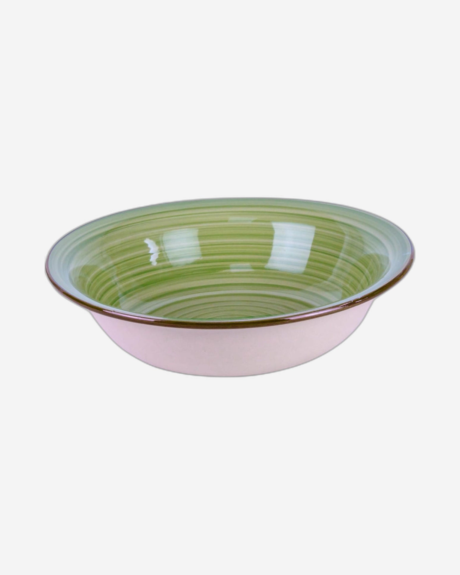 طقم عشاء كوزين آرت كوزميك، مصنوع يدويًا من الفخار الحجري، مكون من ١٦ قطعة - أخضر | ٤ أطباق عشاء (١٠.٥ بوصة)، ٤ أطباق حلوى (٧.٥ بوصة)، ٤ أوعية حساء (٧ بوصة)، ٤ أكواب (٩ أونصات). أدوات مائدة أنيقة ومتينة للمنزل والمطبخ.