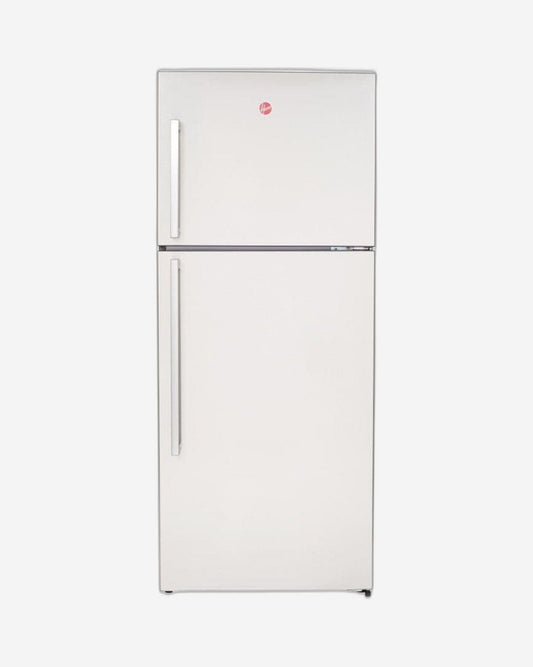 هوفر ثلاجة بفريزر علوي، تدفق هواء متعدد، تحكم بالرطوبة، 490 لتر، فضي – HTR-H490-S (معتمد من ESMA)