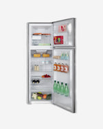 ثلاجة هوفر سعة 326 لترًا بتقنية العاكس المزدوج، مانعة للتجمد، ذات مجمد علوي