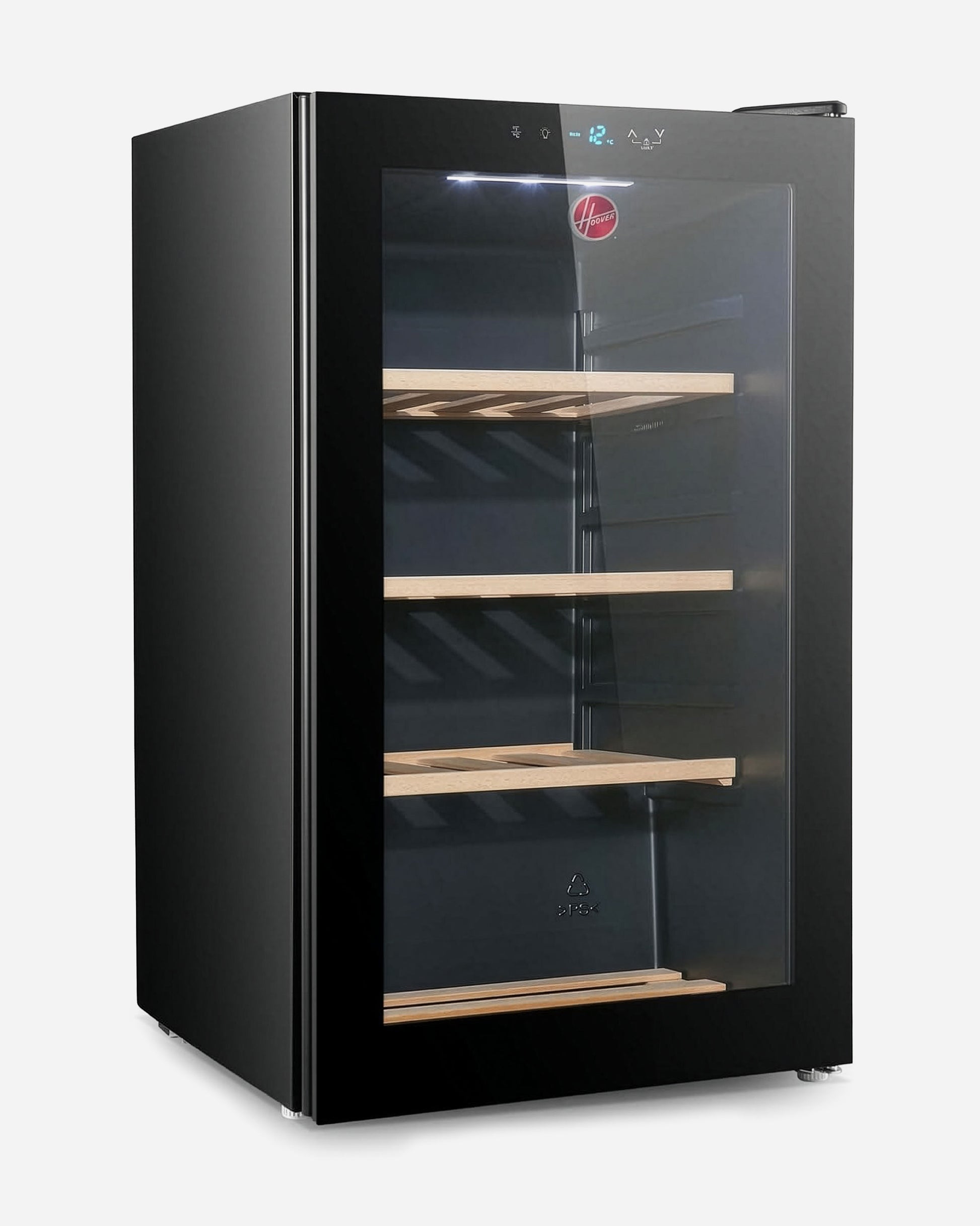 HOOVER 34 BOTTLE BEVERAGE COOLER BLACK 