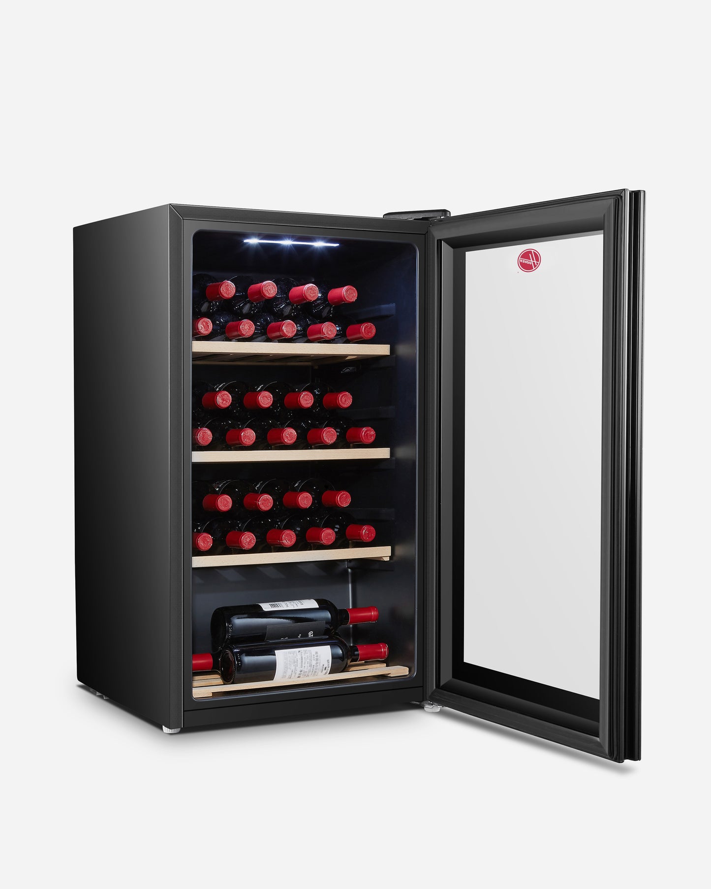 Hoover Beverage Cooler 34 Bottle Black